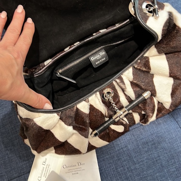 Authentic Dior jazzclub zebra pony hair bag - Picture 5 of 11